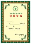 青少年荣誉证书