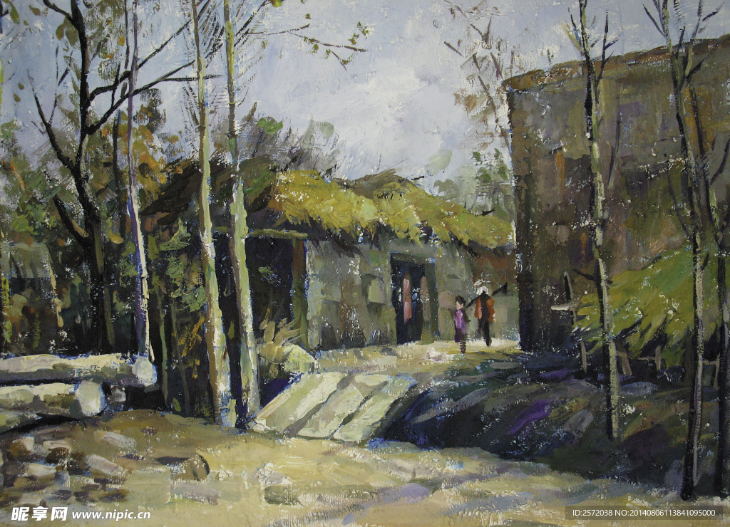 村口小景