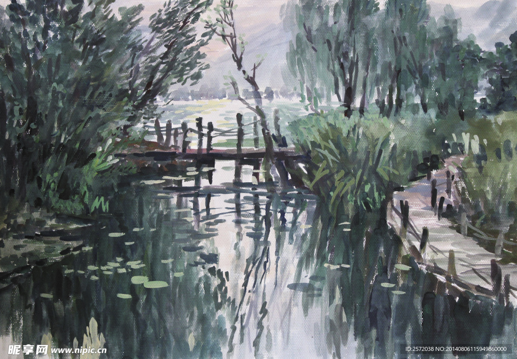 湖边小道