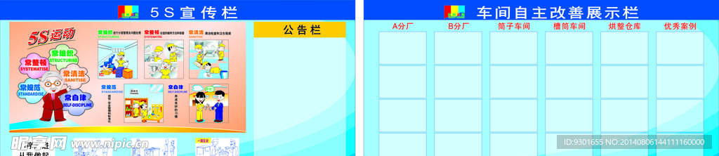 车间自主改善栏