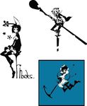 矢量漫画人物