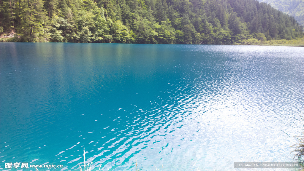 九寨沟 湖面