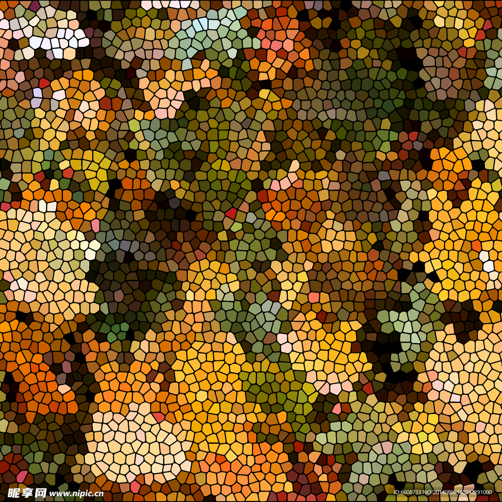 花样马赛克背景