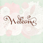 欢迎 店招 welcome