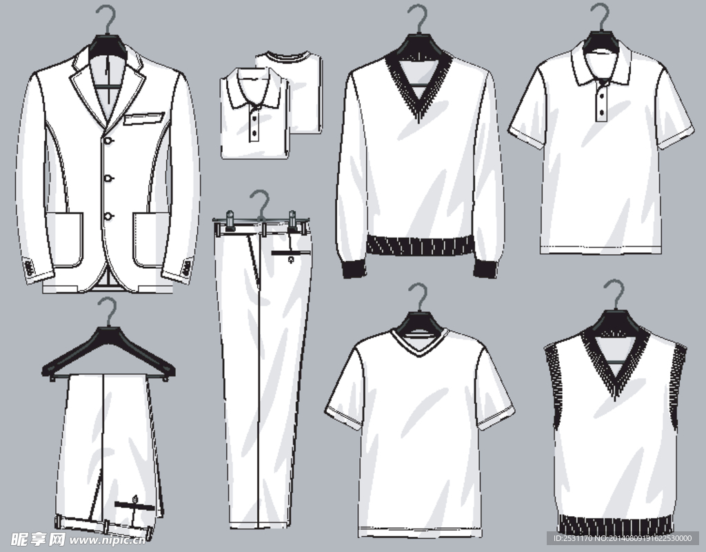 男性衣服