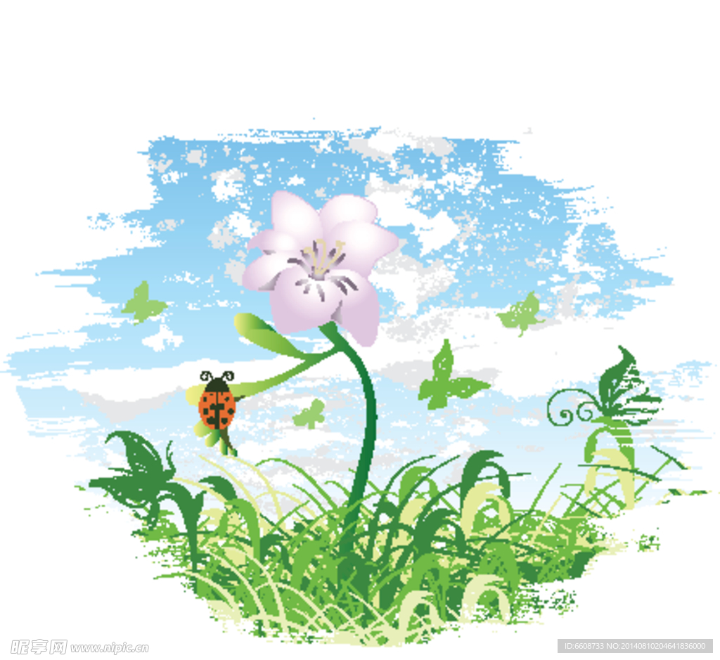 欧式花纹壁纸背景设计