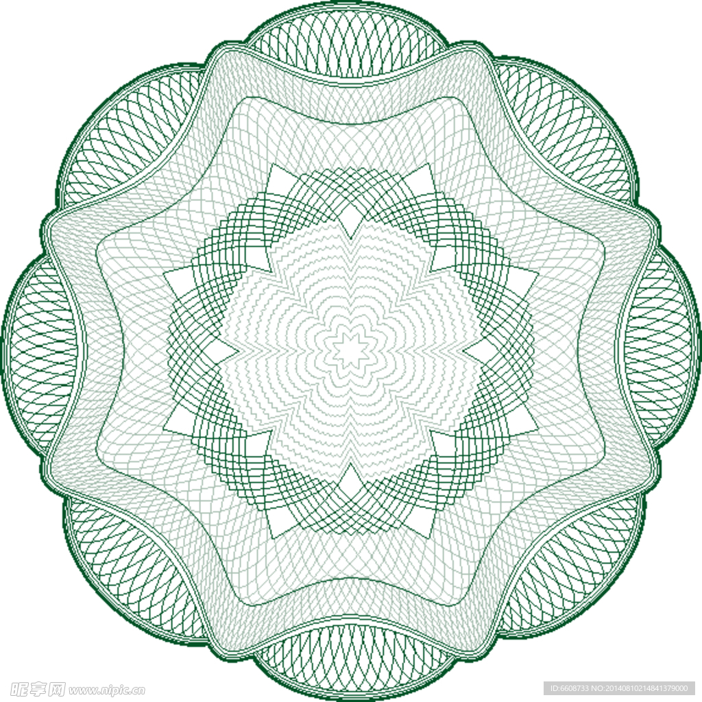 防伪花纹 证书花纹
