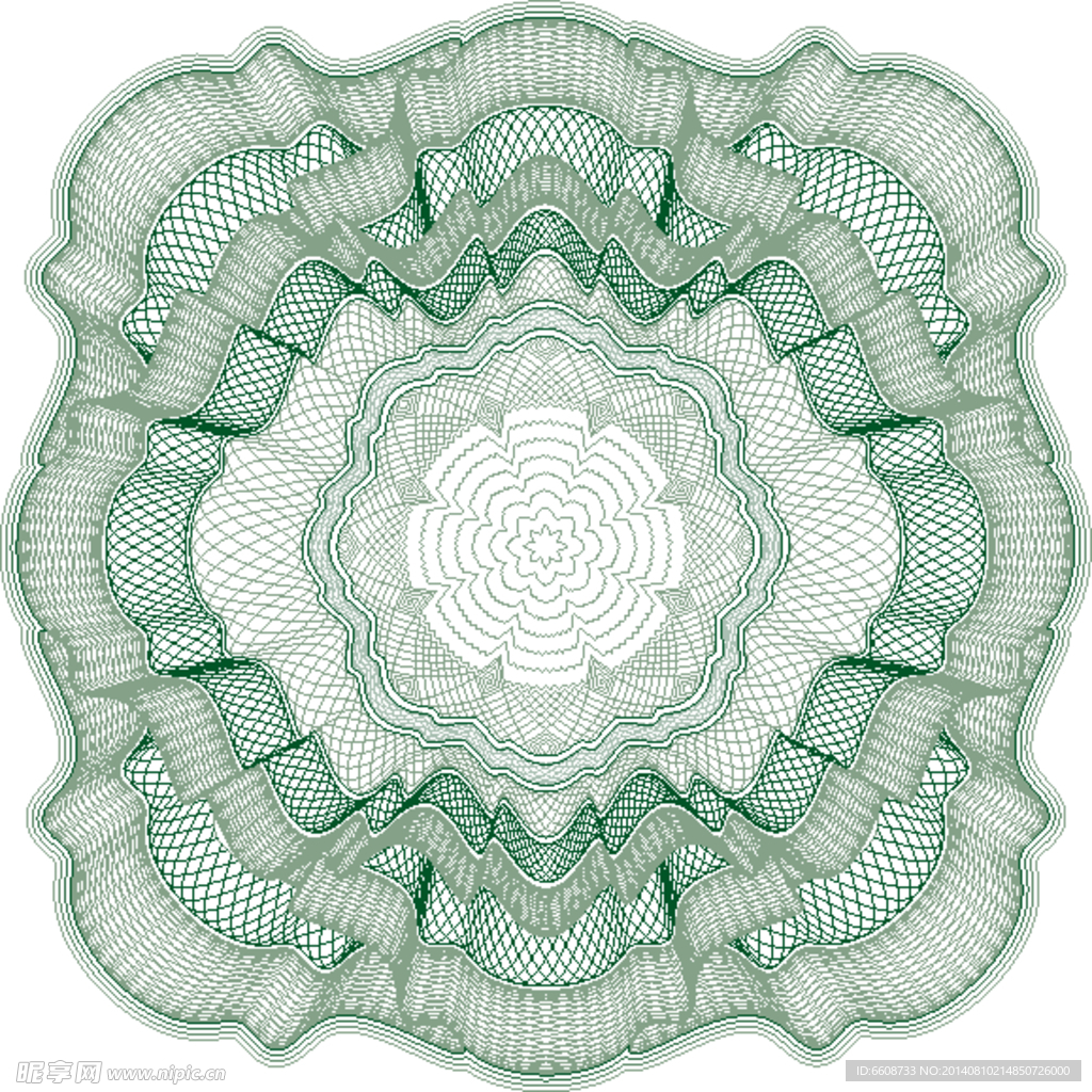 防伪花纹 证书花纹