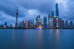 上海陆家嘴夜景