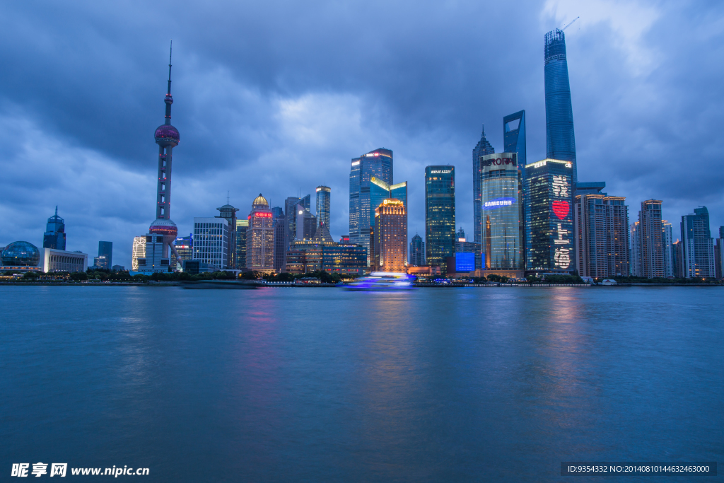 上海陆家嘴夜景