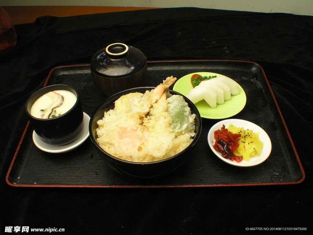鲜虾盖饭
