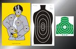 半身靶 实战射击实景