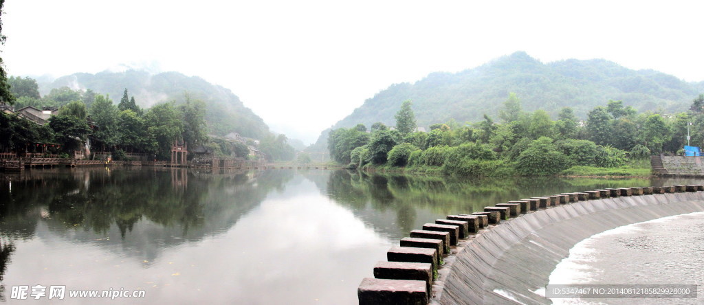 柳江古镇 烟雨柳江 柳