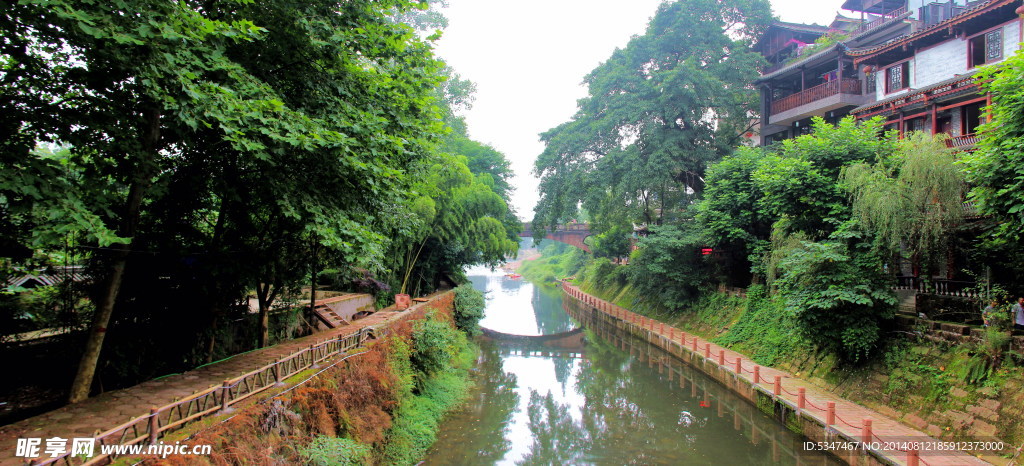 柳江古镇 烟雨柳江 柳