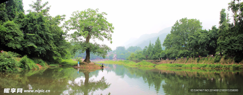 柳江古镇 烟雨柳江 柳