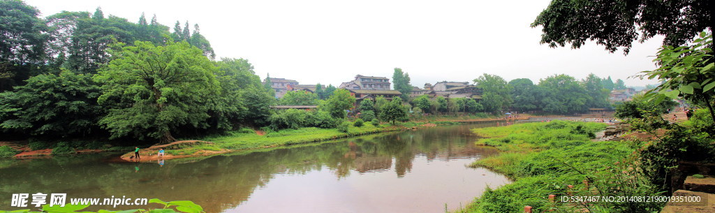 柳江古镇 烟雨柳江