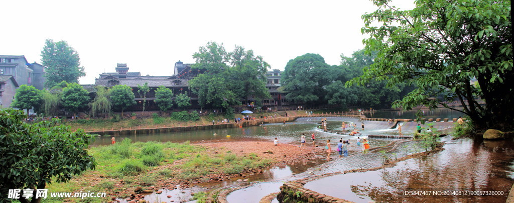 柳江古镇 烟雨柳江 柳