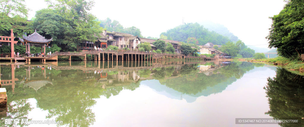 柳江古镇 烟雨柳江 柳