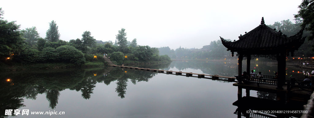 柳江古镇 烟雨柳江 柳