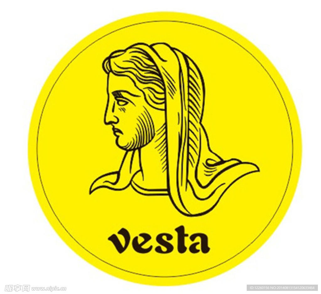 维塔斯人物logo设计