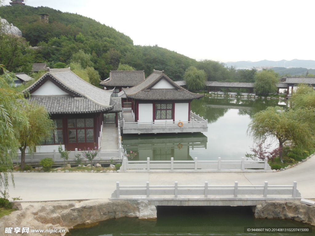 亭台风景