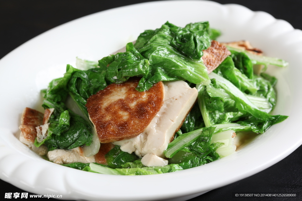 小青菜炕豆腐