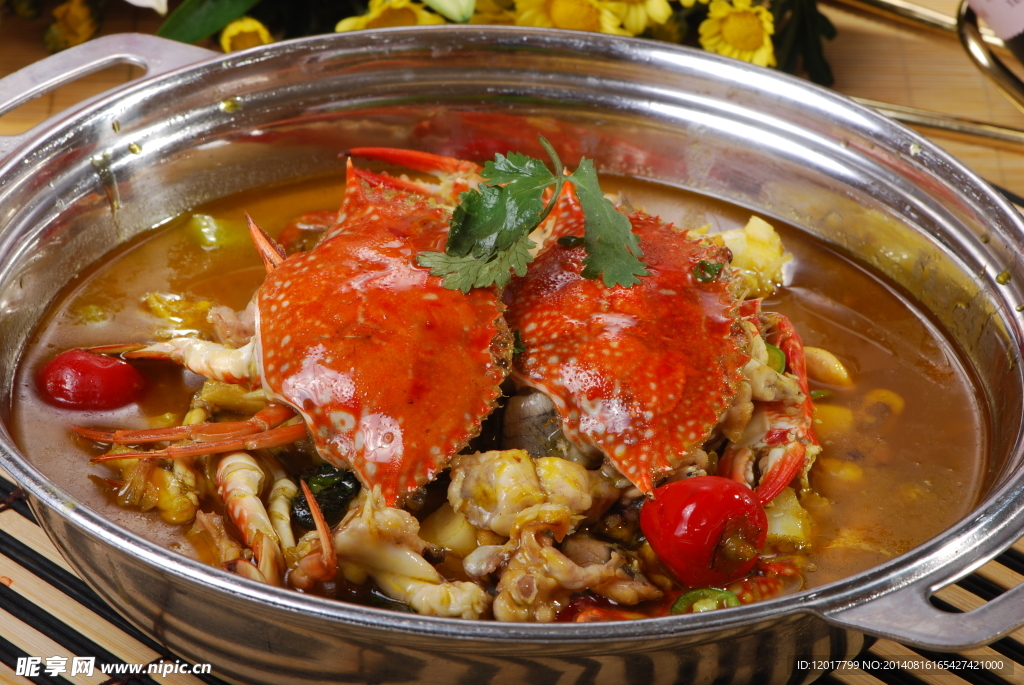 田鸡煮蟹