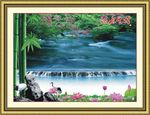 流水生才山水画