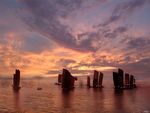 落日海霞