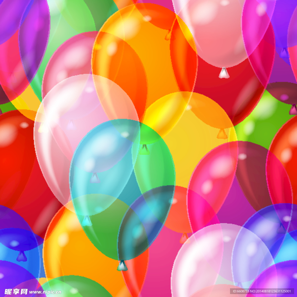 气球多彩彩色设计