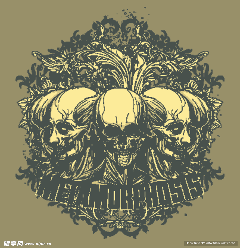 T恤图案花纹设计