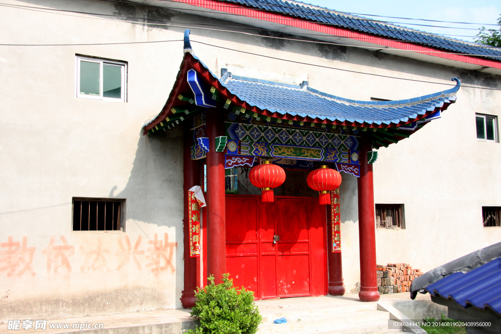 仿古门楼