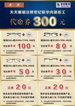 眼镜店内部员工代金券