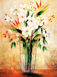 油画插花