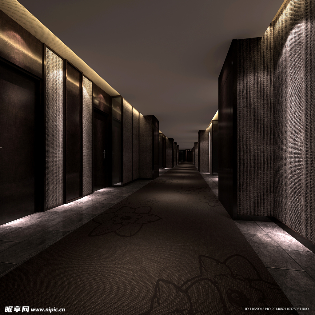 Dark Corridor 3D Model .max - CGTrader.com