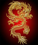 金属质感龙纹