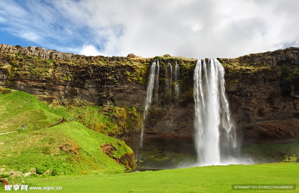 冰岛黄金瀑布图片 冰
