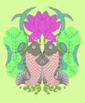 花纸 鱼纹