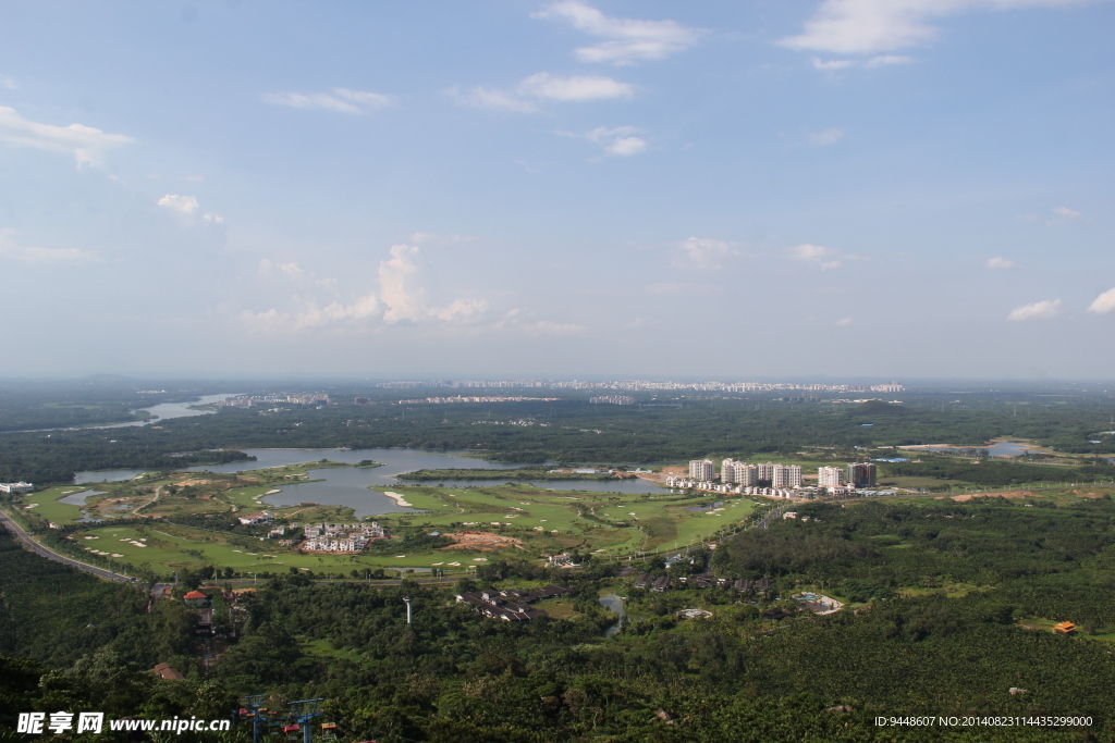 琼海市白石岭全景图片