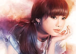 美女插图
