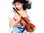 美女插图