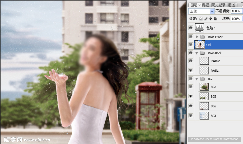 美女 飘逸