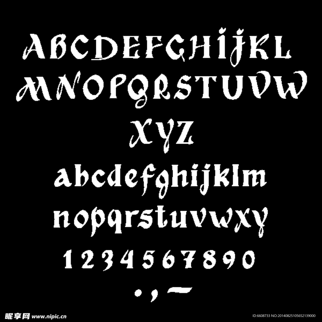 英文字体设计