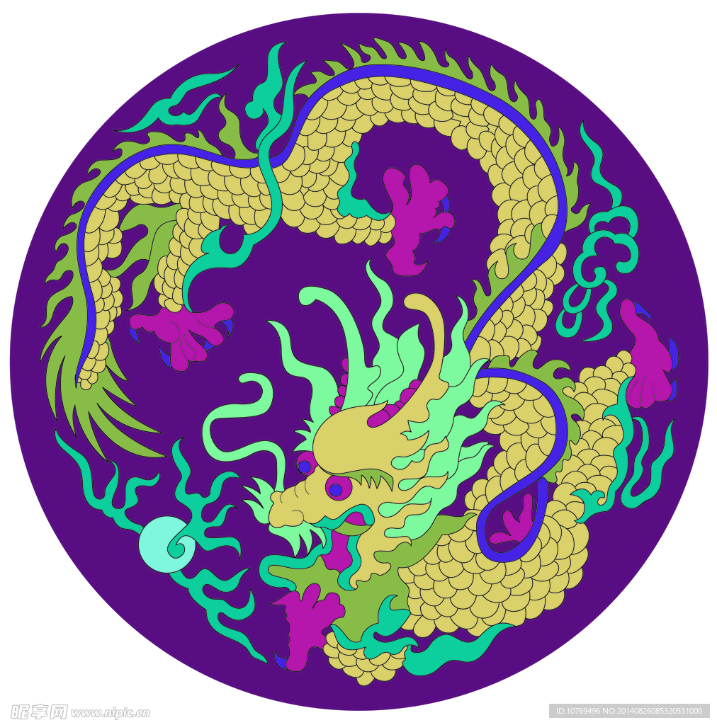 中国龙纹 古典龙纹