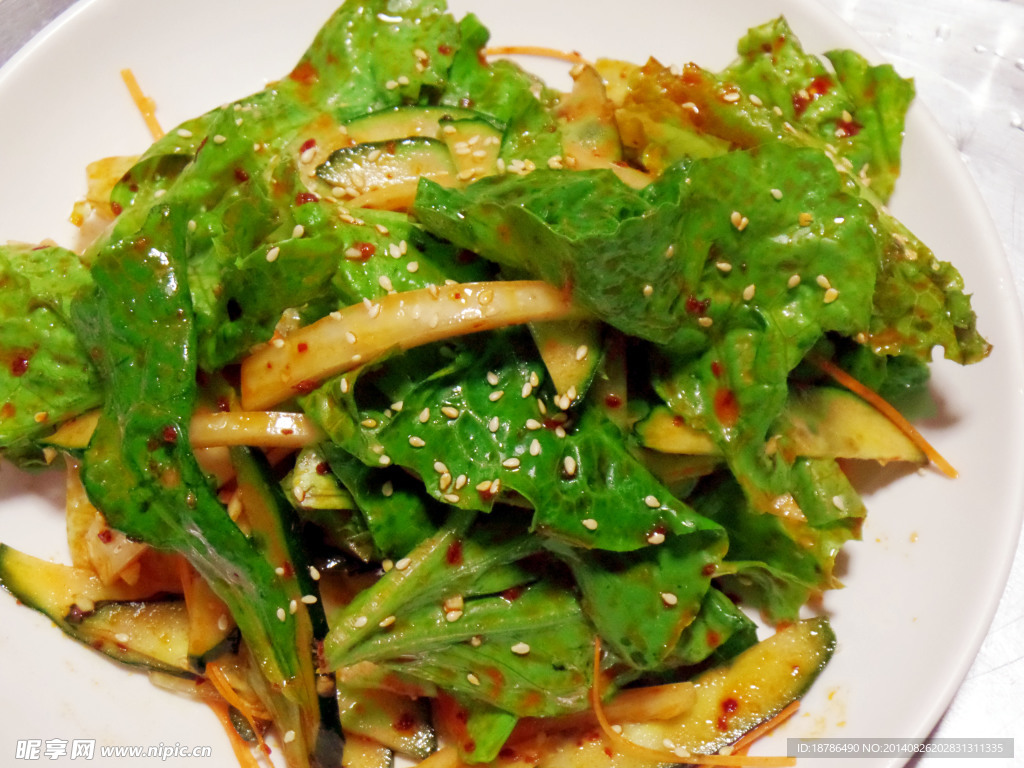凉拌生菜