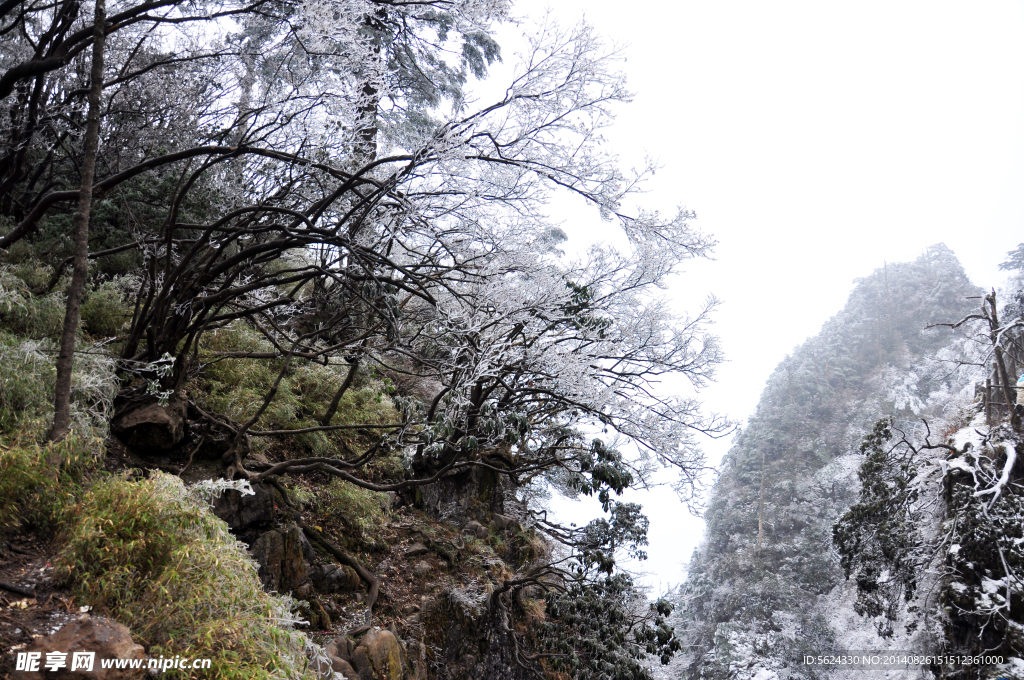 峨眉山 悬崖