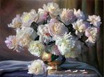 油画花瓶