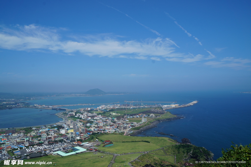 韩国济州岛日出峰