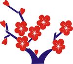 矢量梅花