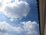 天空景观 蓝天  屋顶